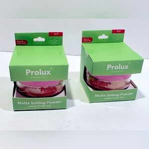 2 x Prolux Cosmetics Matte Setting Powder
- Buff 0.35oz
